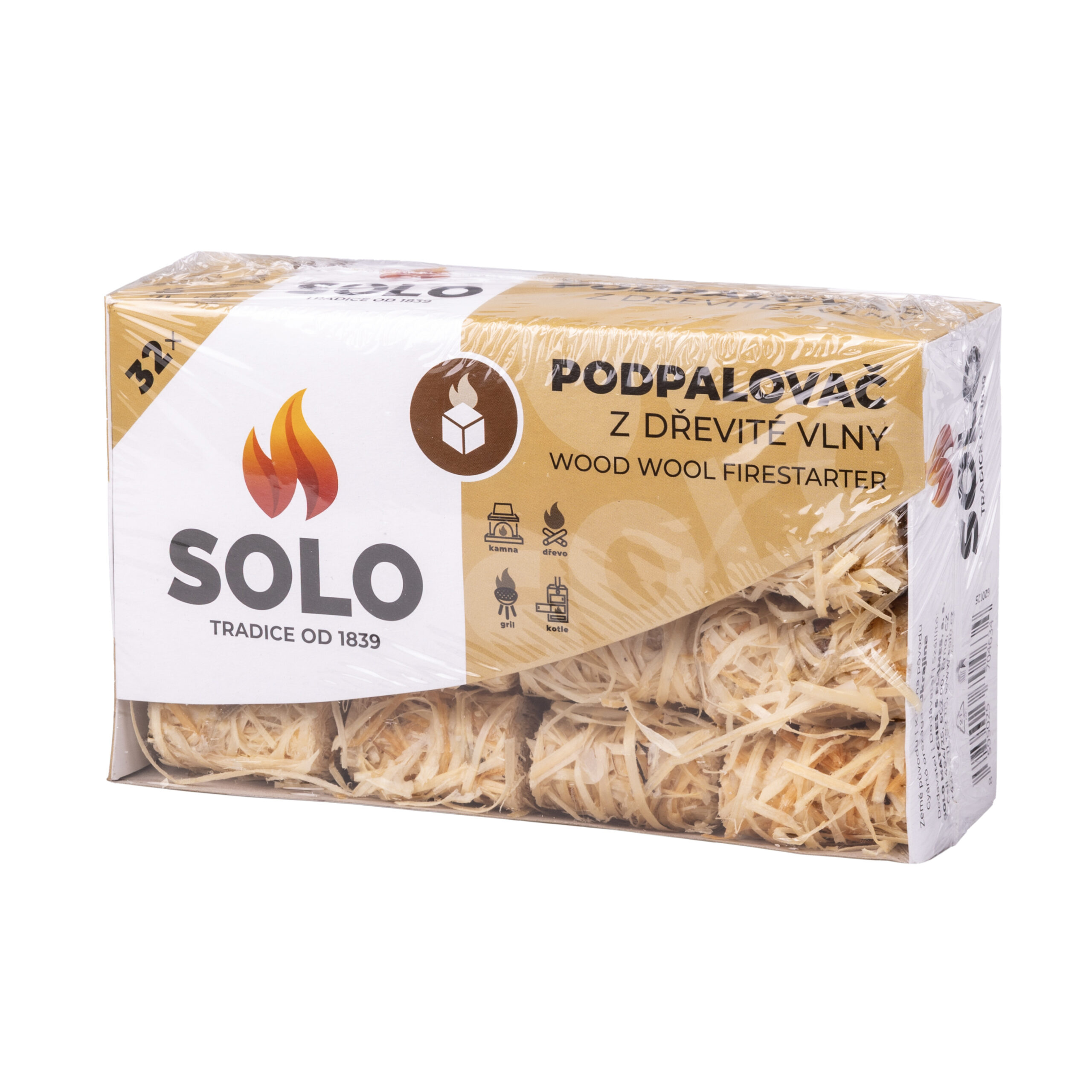 SOLO podpalovač SVITKY 32 ks