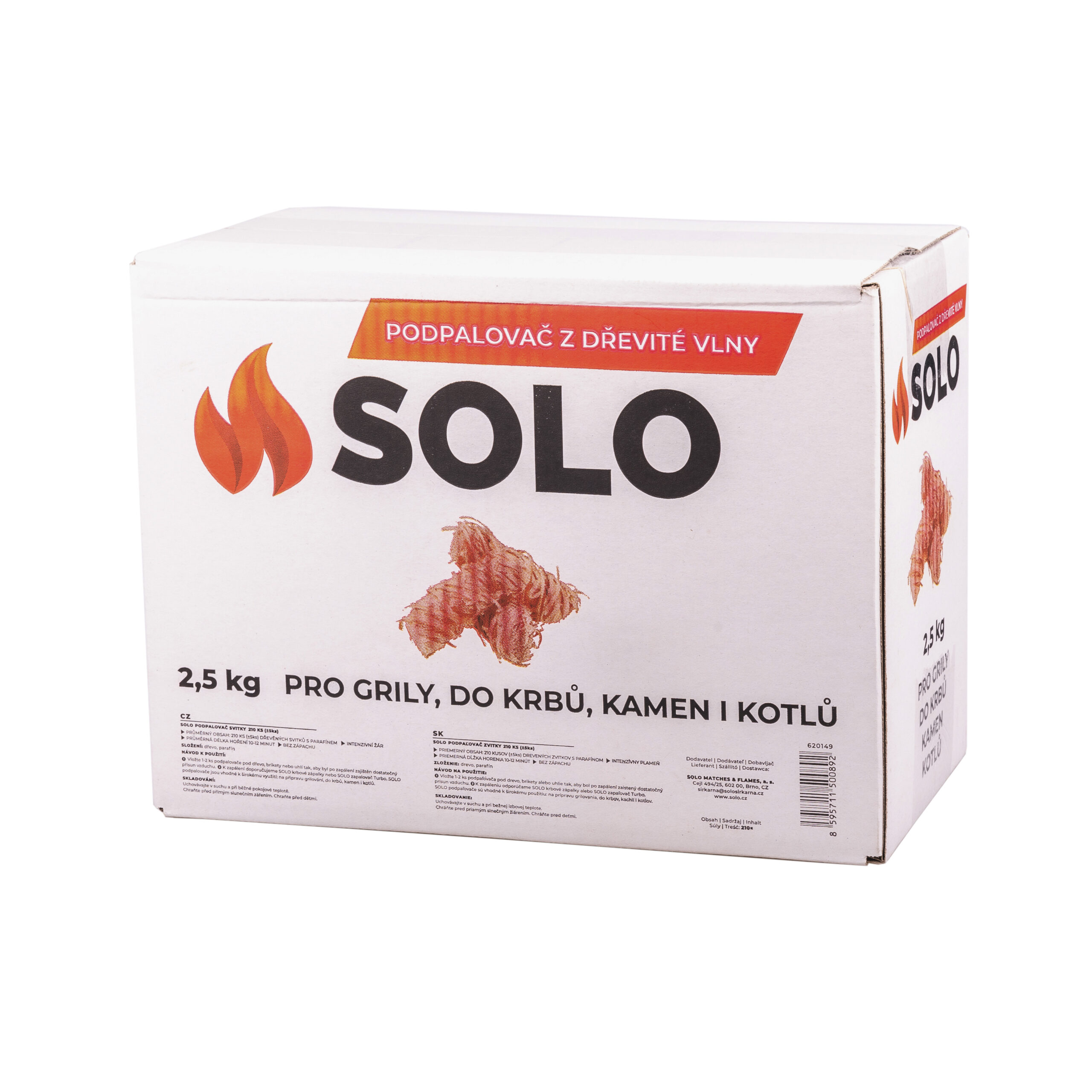 SOLO podpalovač SVITKY 2,5 kg